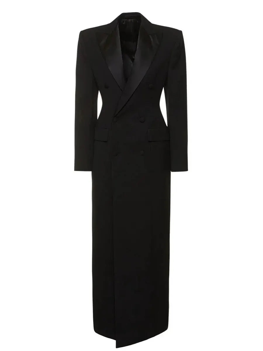 Olive Coat In Black