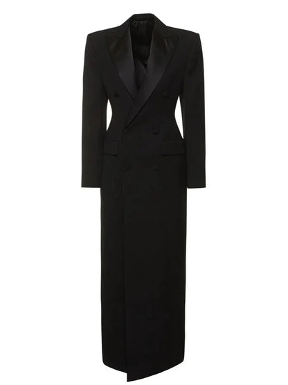 Olive Coat In Black