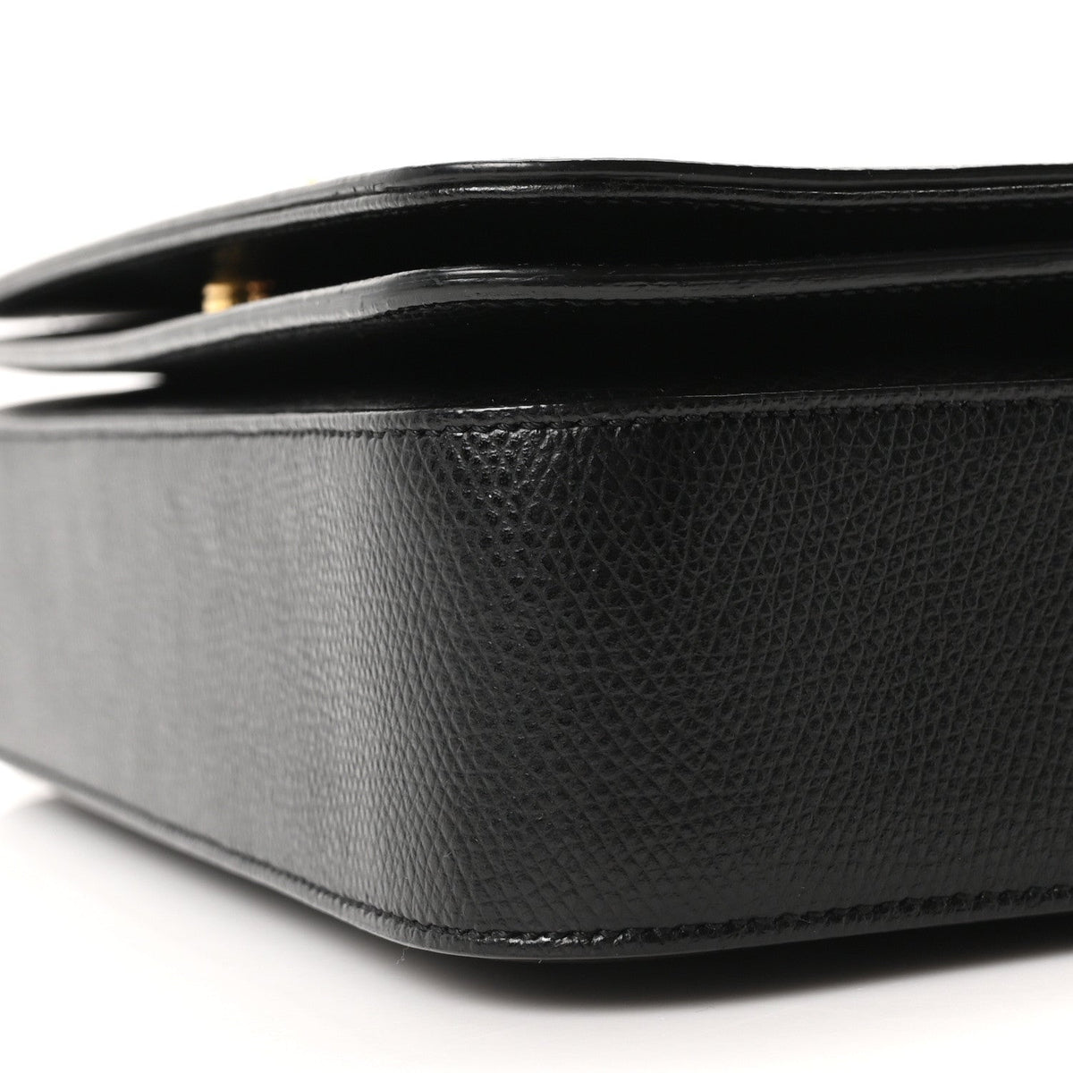 Textured Calfskin Medium Classic Monogram Universite Bag Black