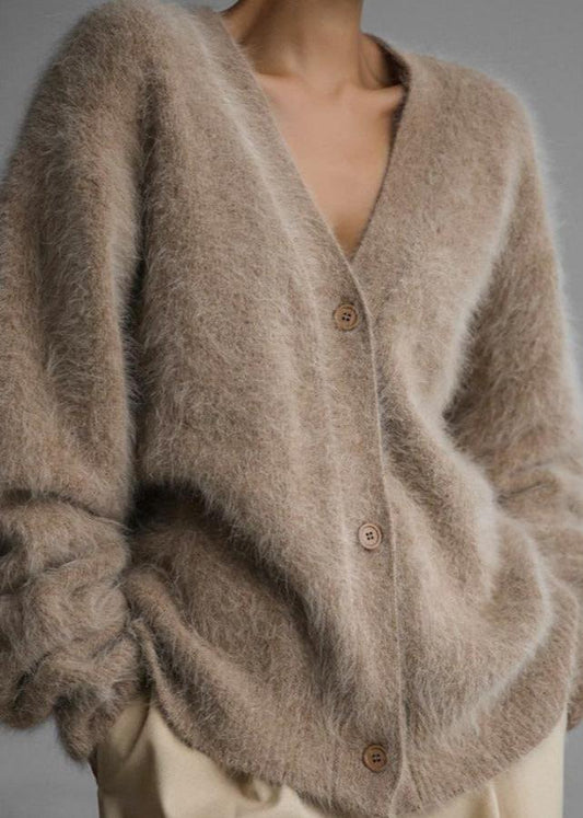 Button Cardigan Soft Knit Relaxed Fit