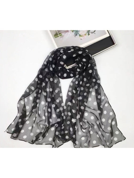 Scarvii - Polka Dot Scarf -  Classic &amp; Versatile