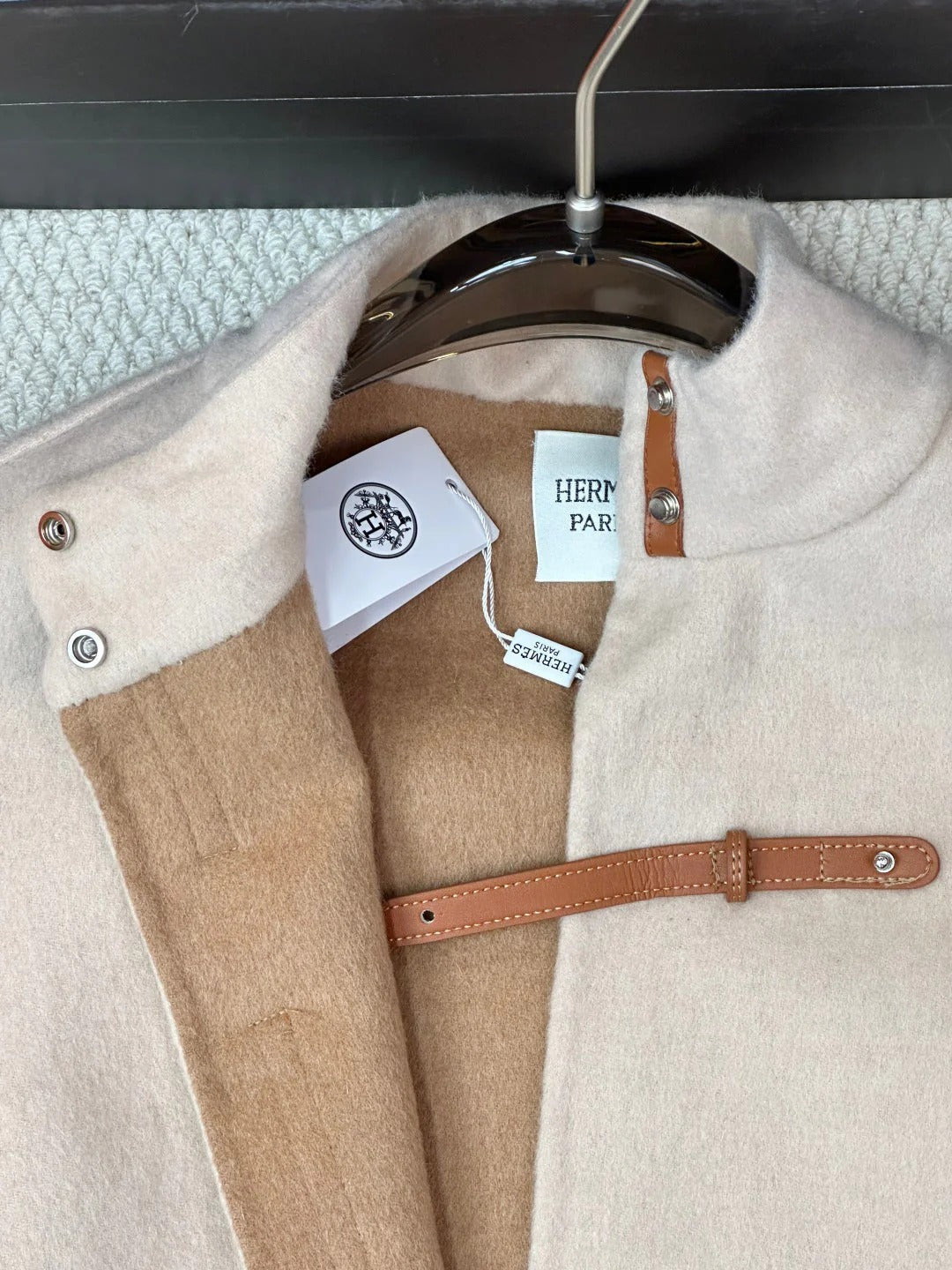 HERMES 25S LUXURY CASHMERE COAT 218