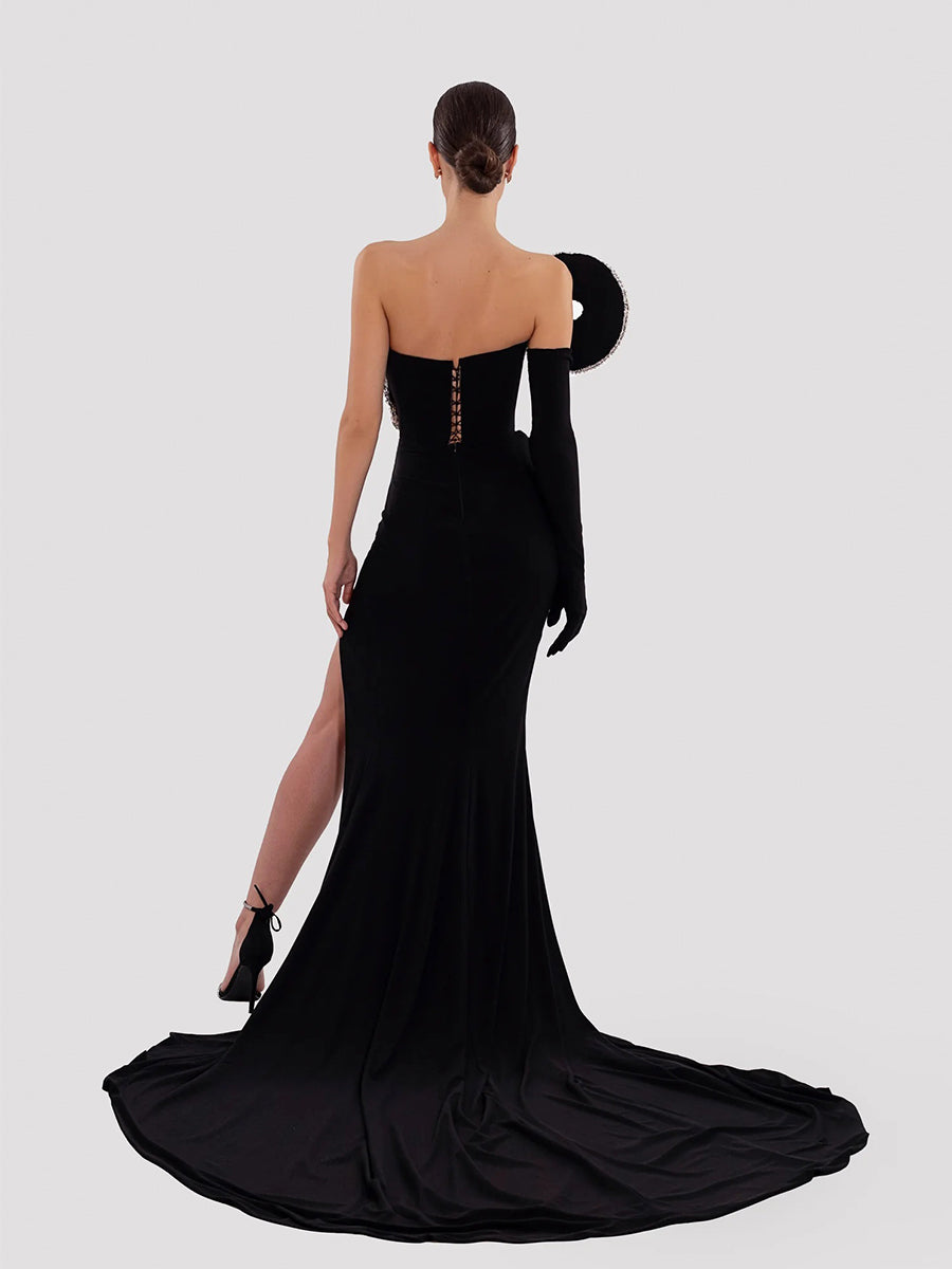 Isolde Maxi Dress In Black