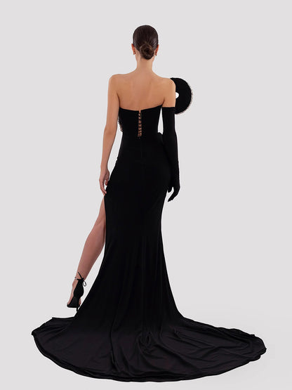 Isolde Maxi Dress In Black
