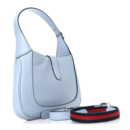 Grained Calfskin Mini Jackie 1961 Hobo Light Blue