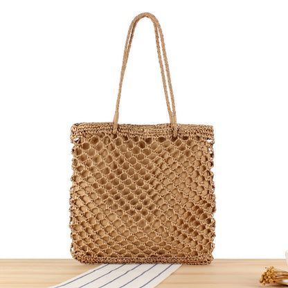 Crochet Market Bag Hollow Hand Bag
