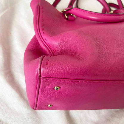 Carolina Herrera Pink Small Shopper Tote Bag