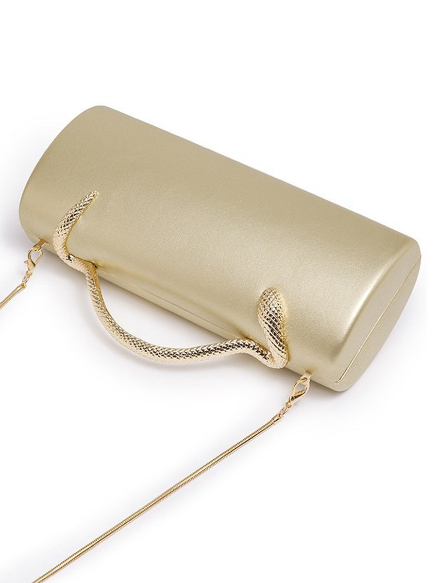 Margot Metal Accessories Leather Bag