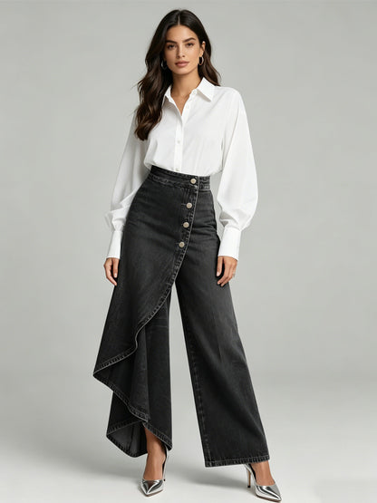 Esme Ruffled Jeans