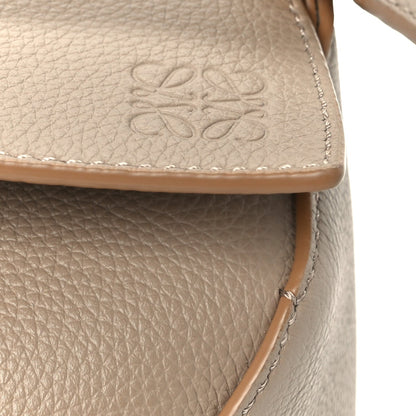 Grained Calfskin Small Puzzle Edge Bag Sand