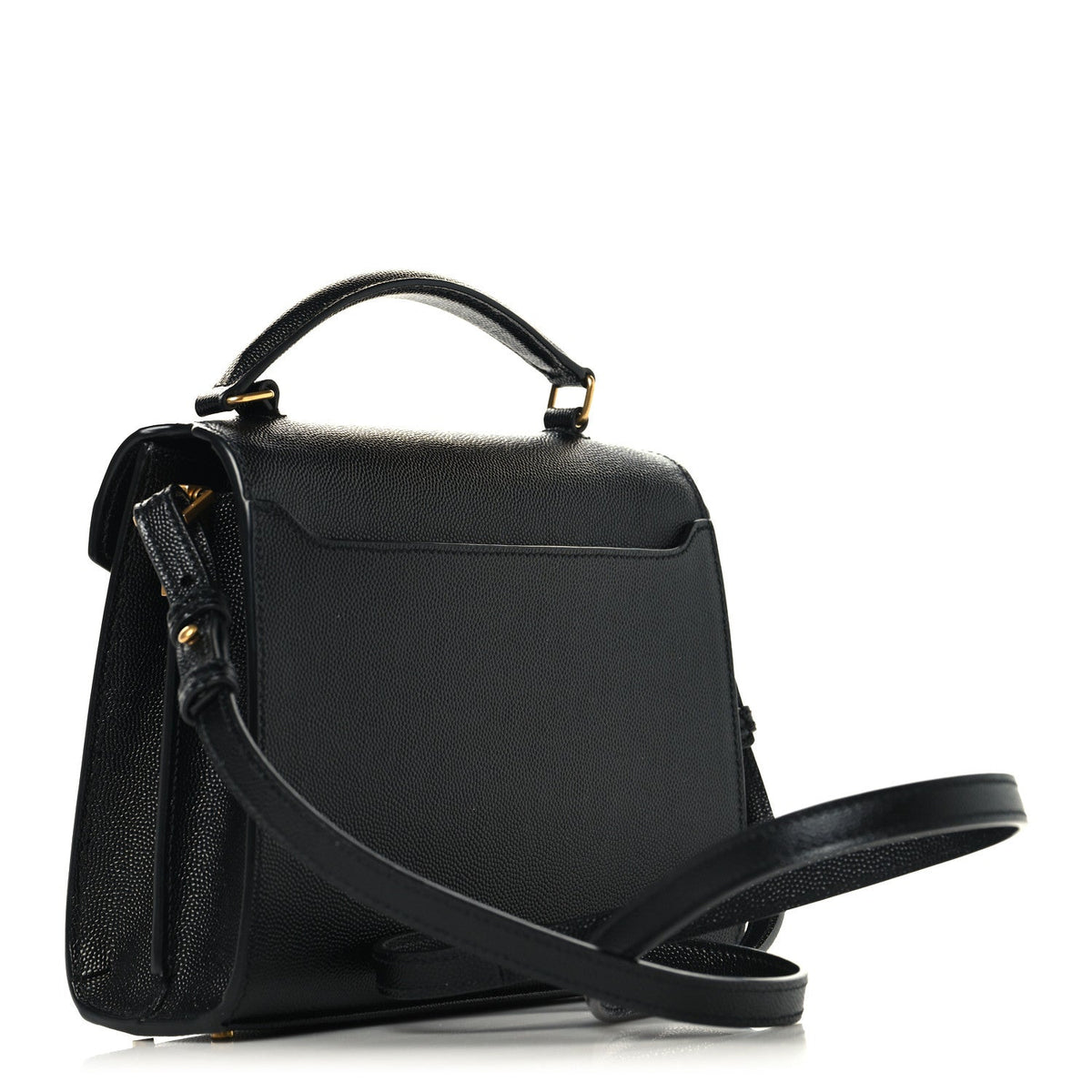 Grain de Poudre Mini Classic Monogram Cassandra Top Handle Black