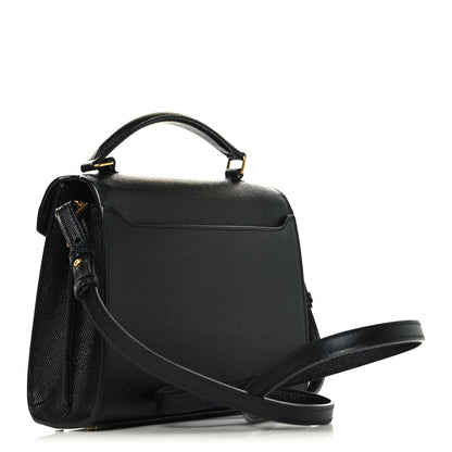 Grain de Poudre Mini Classic Monogram Cassandra Top Handle Black
