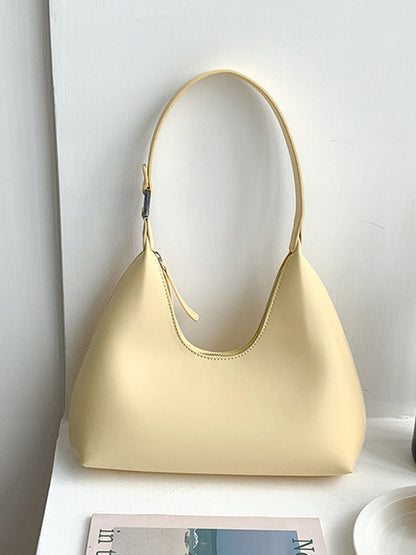 Geometric Split-Joint Zipper Shoulder Bags Handbags