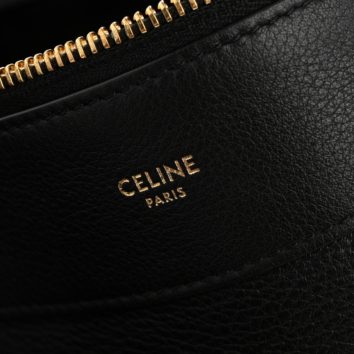 Supple Calfskin Large Romy Shoulder Bag Black
