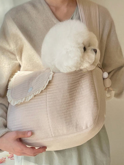 Cute 4 Colors Falbala Pet Bag Accessories
