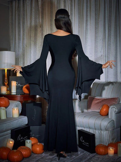 Mavis Bat Wing Sleeve Maxi Dress