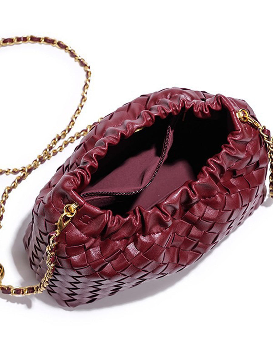 Valentina Hand-Woven Cloud Bag