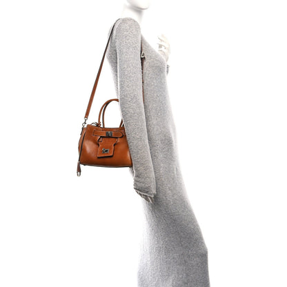 Vegetable Tanned Lambskin Mini Bel Air Carry All Bag Tan Cowboy