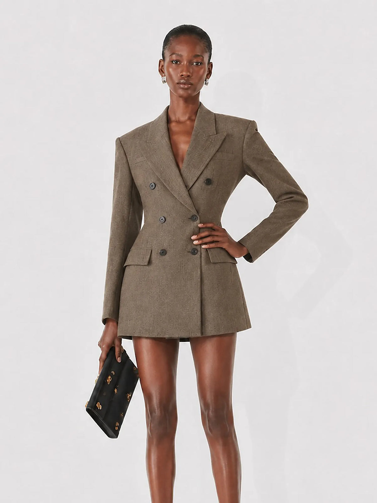 Vespera Vintage Double-Breasted Blazer