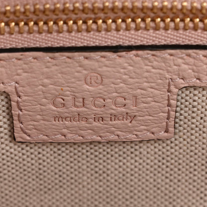 Monogram Jumbo GG Textured Dollar Calfskin Medium Ophidia Shopping Tote Beige Perfect Pink