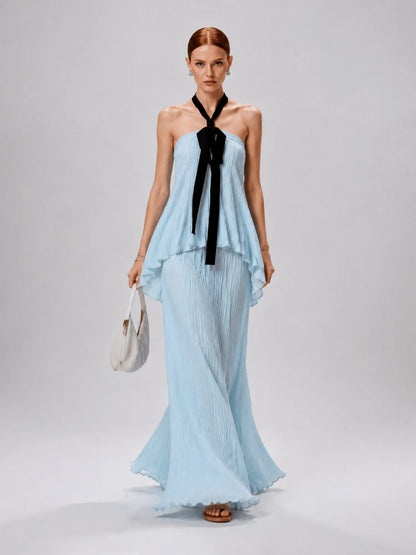 Rosalind Pleated Maxi Skirt Set