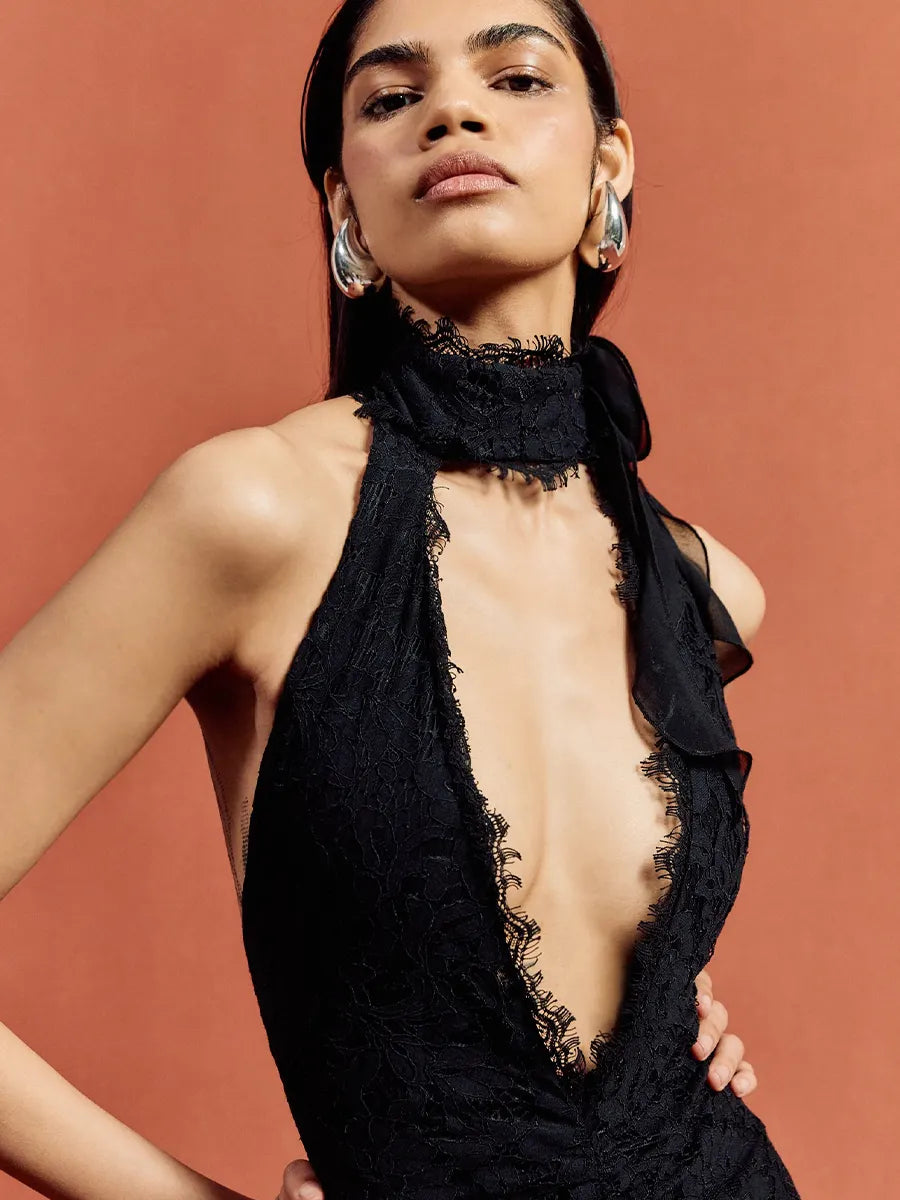 Anabella Maxi Dress In Black