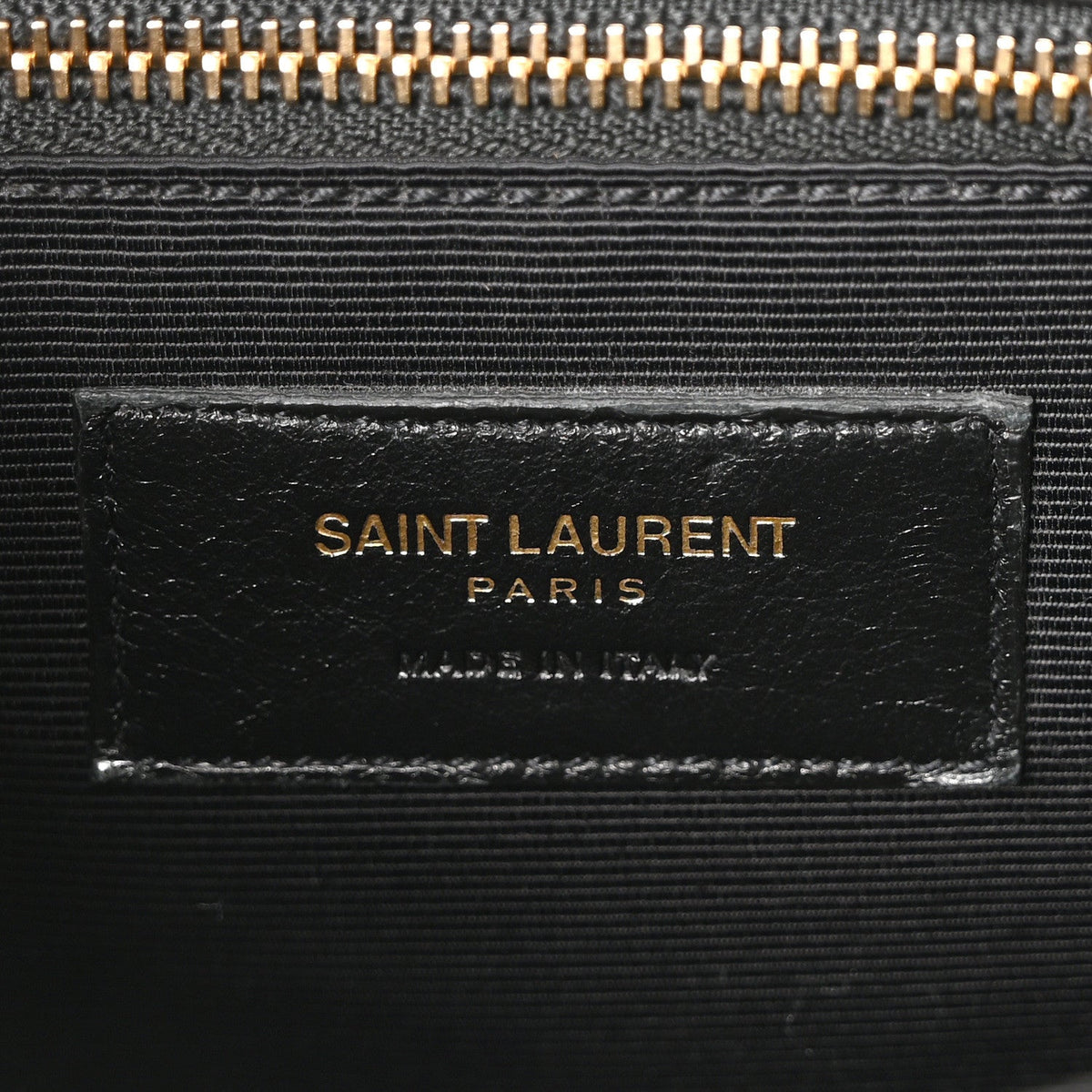 Textured Calfskin Medium Classic Monogram Universite Bag Black