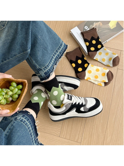 Rufia - Colorblock Crew Socks - Playful &amp; Soft