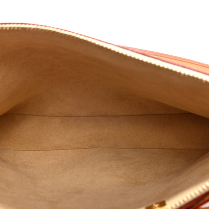 Monogram Cherry Blossom Pochette Accessories Red