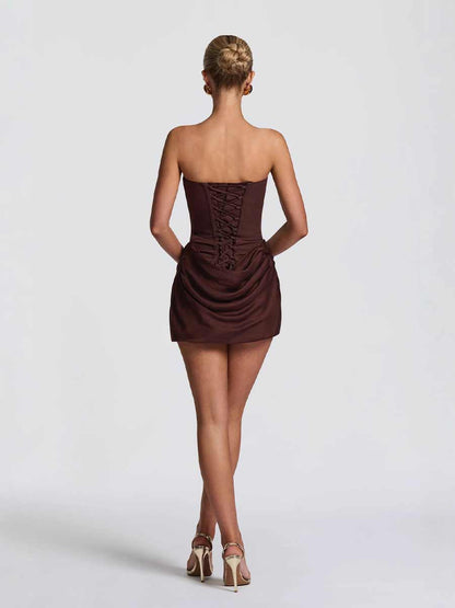 Leilani Sexy Strapless Mini Dress