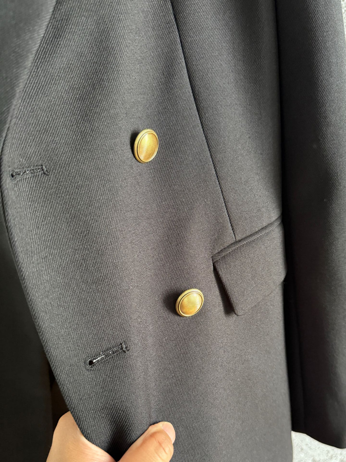 YSL Suit Jacket Black Wool