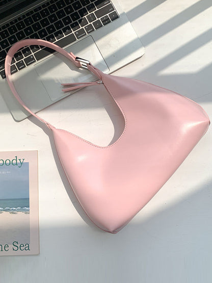 Geometric Split-Joint Zipper Shoulder Bags Handbags