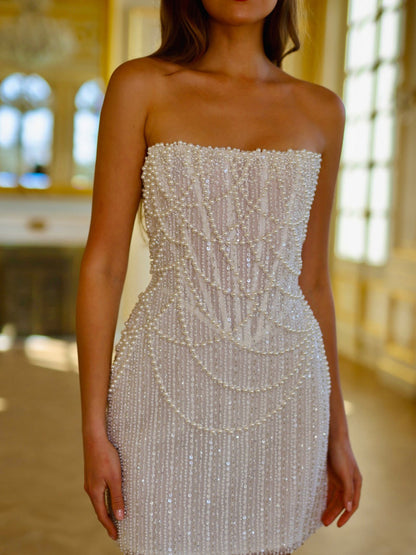 Felicity Pearl Sequined Mini Dress