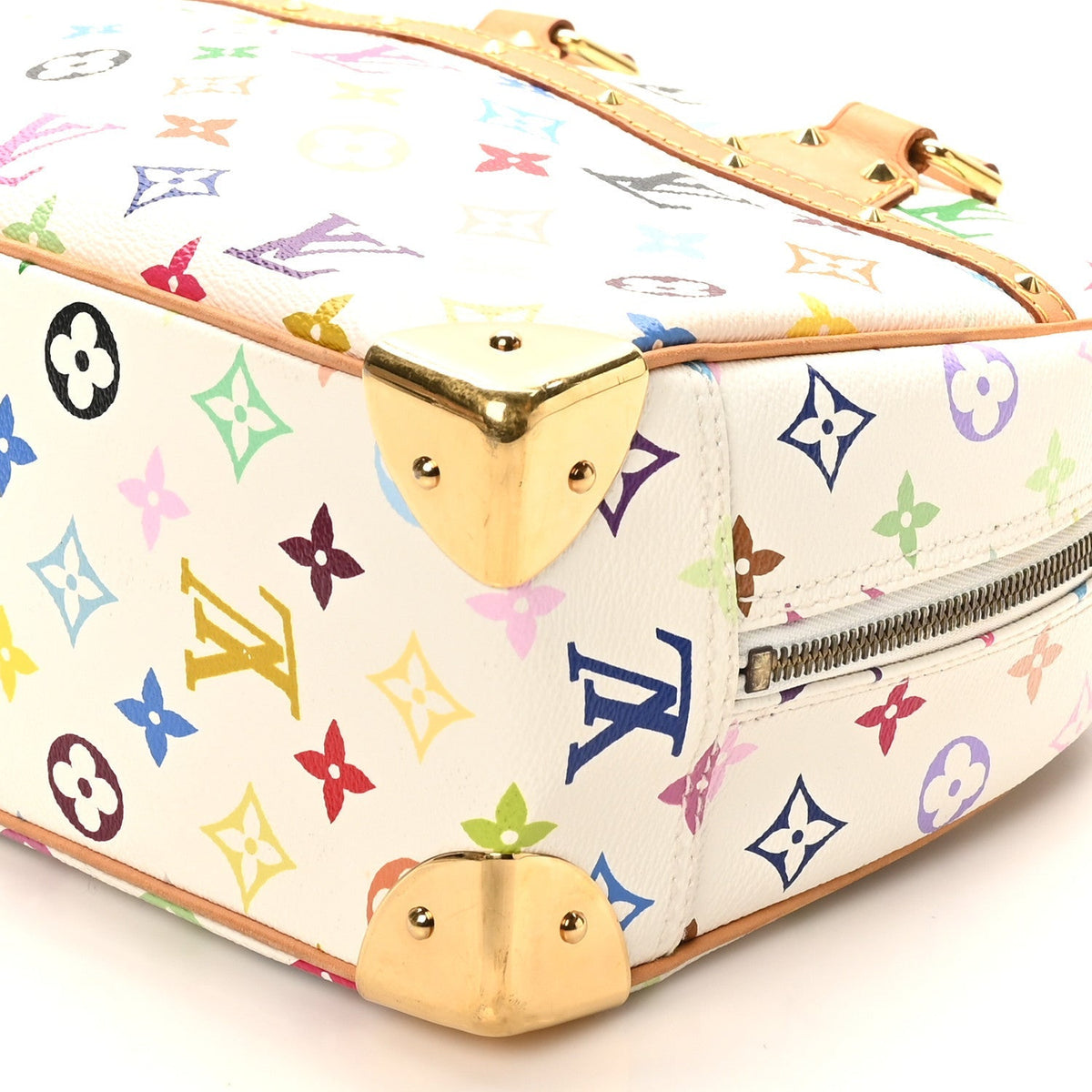 Monogram Multicolor Trouville White