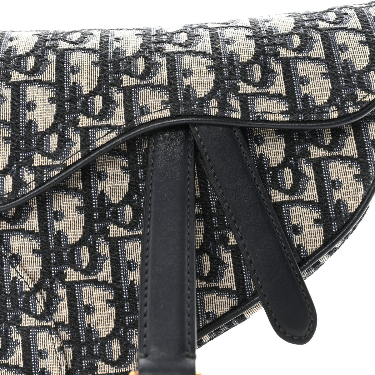Oblique Mini Saddle Bag Blue