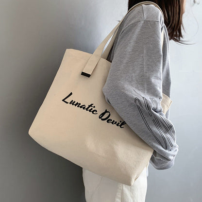 Simple Student Cloth Shoulder Bag