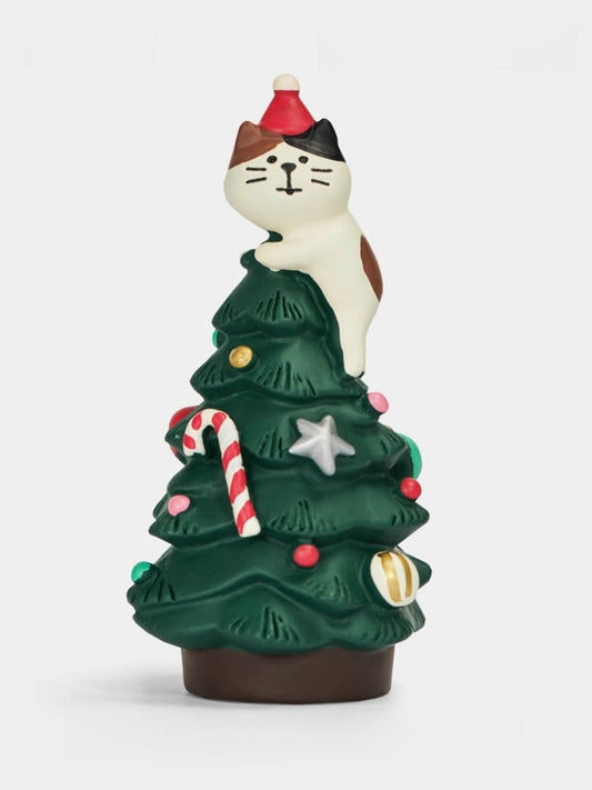 Xris - Christmas Tree Festive Desktop Decoration - Cat or Squirrel