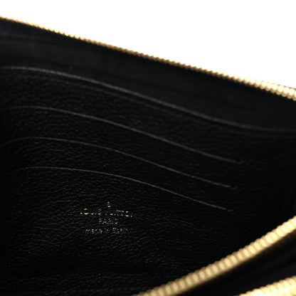 Empreinte Double Zip Pochette Black