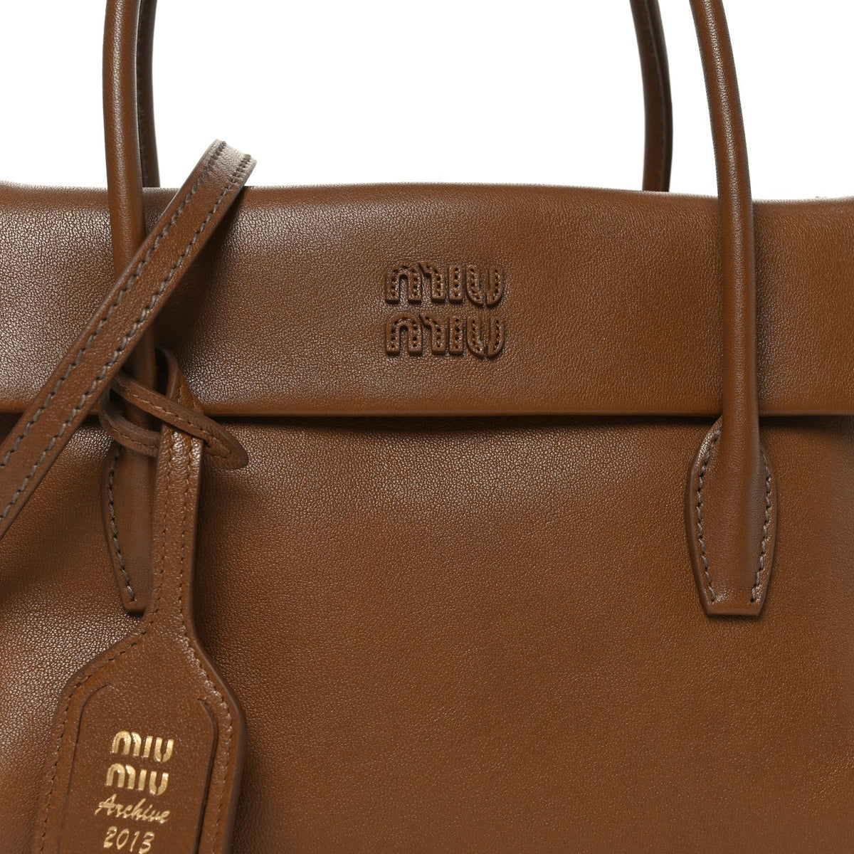 Nappa Solitaire Bag Legno
