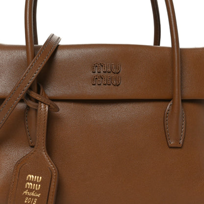 Nappa Solitaire Bag Legno
