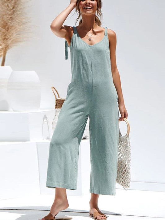 Spring/Summer Fashion Women'S Wear Sling Jumpsuit