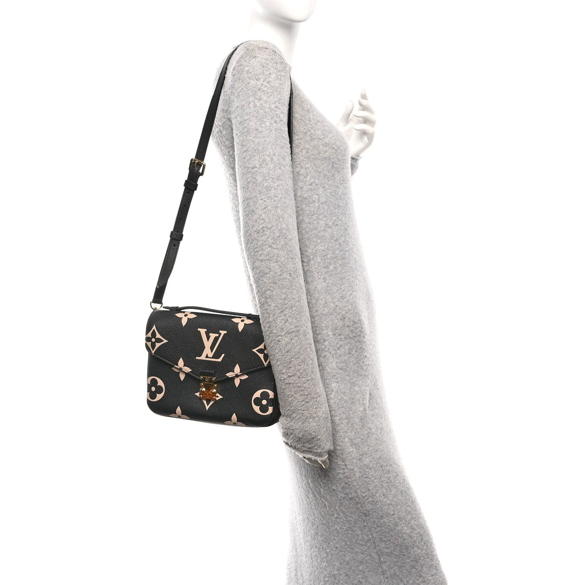 Empreinte Monogram Giant Pochette Metis Black Beige