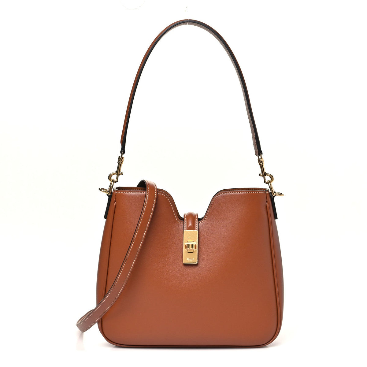 Smooth Calfskin Small Camille 16 Soft Bag Tan