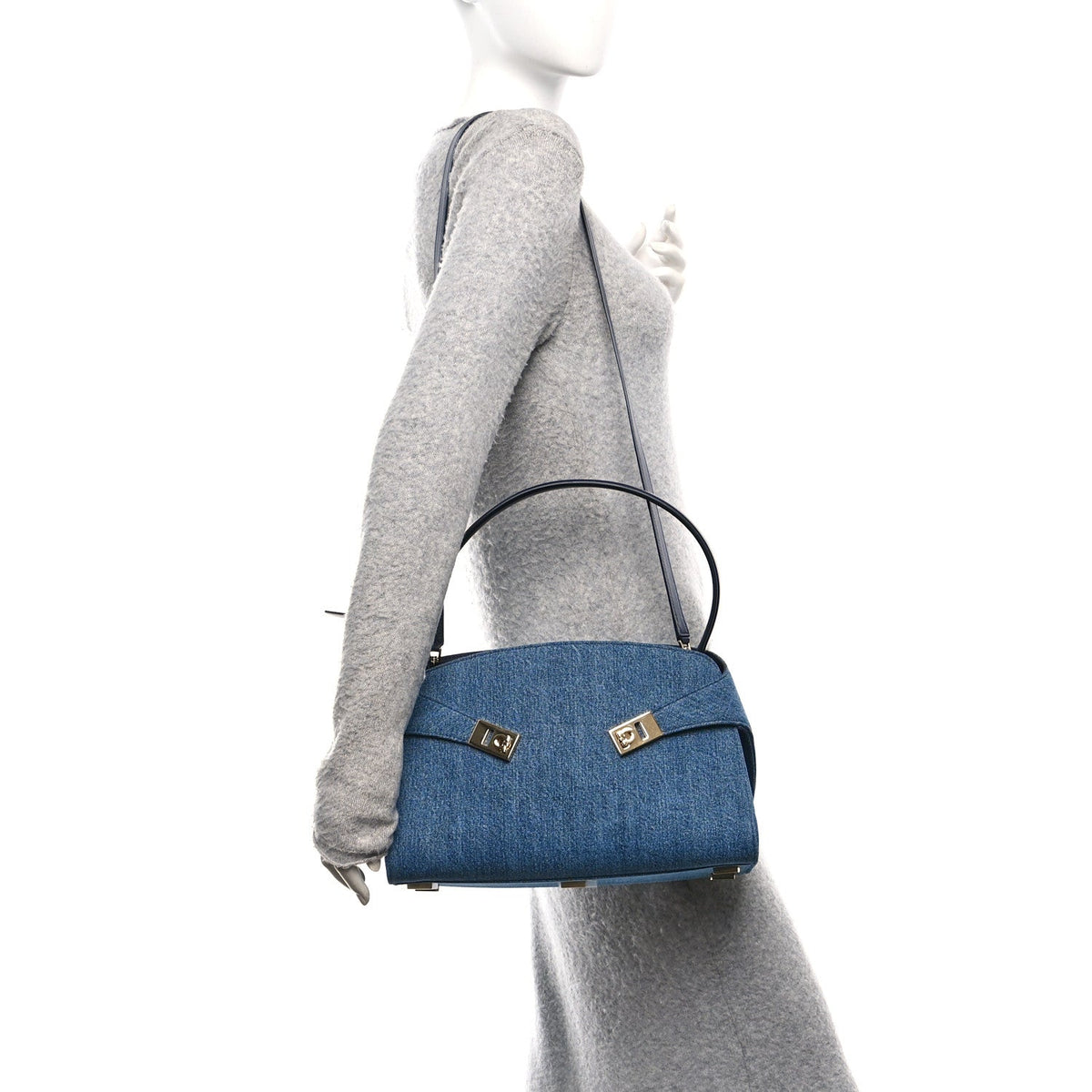 Denim Medium Hug Bag
