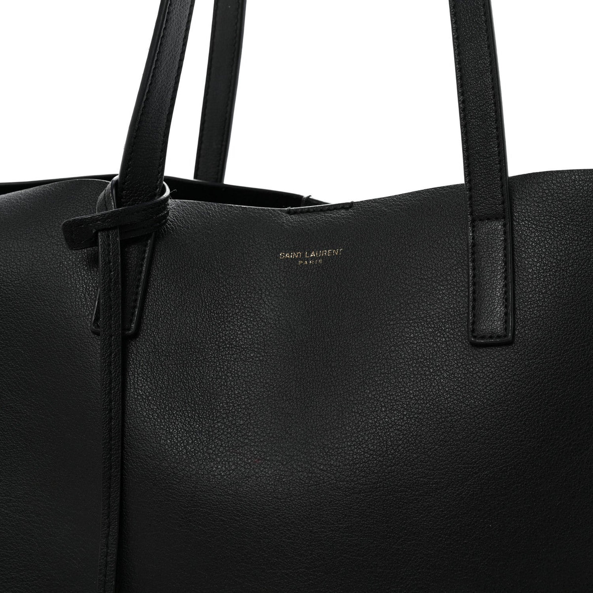 Calfskin Large Shopping Tote Black