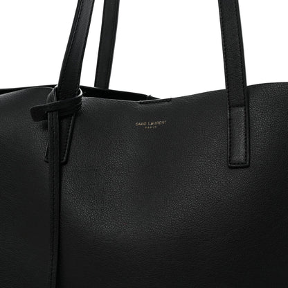 Calfskin Large Shopping Tote Black