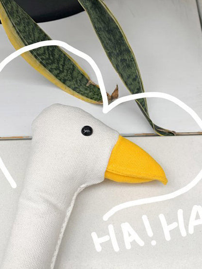 Stylish Contrast Color Duck Canvas Shoulder Bag Accessories