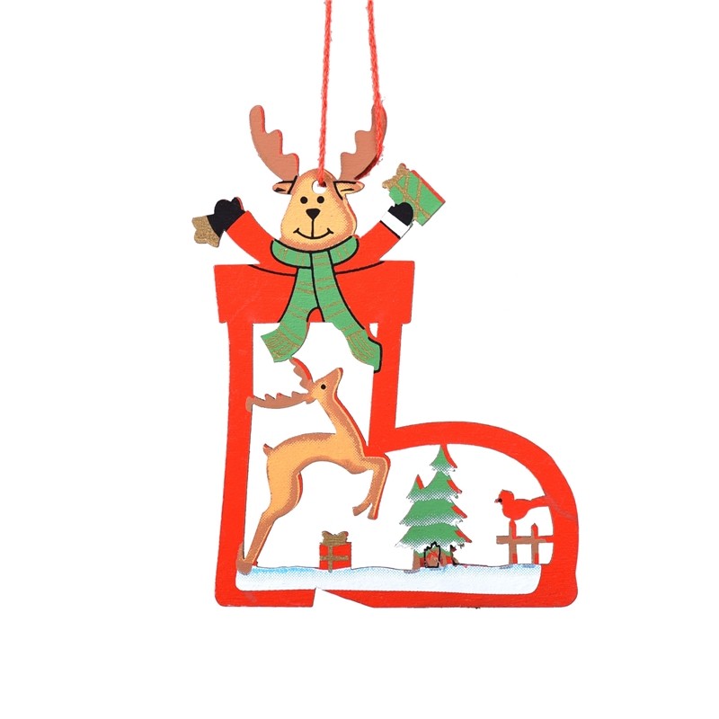 Christmas Wooden Candle Decorations