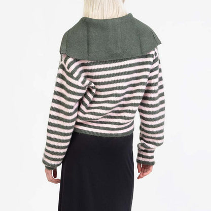 Fall Chunky Knit Open Front Zipper Cardigan