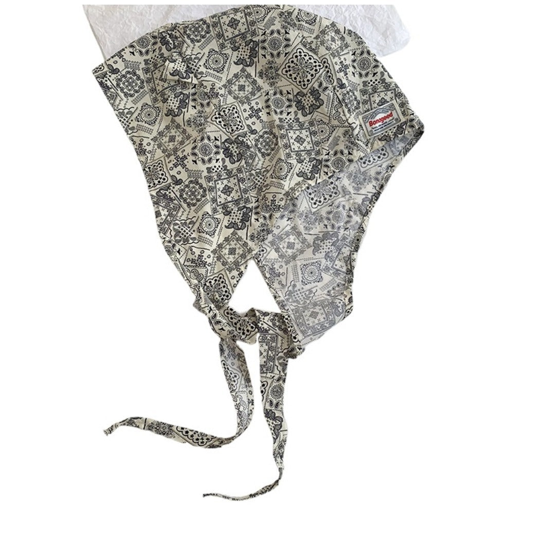 Haila - Fashion Print Hat-shaped Headscarf - Light &amp; Stylish